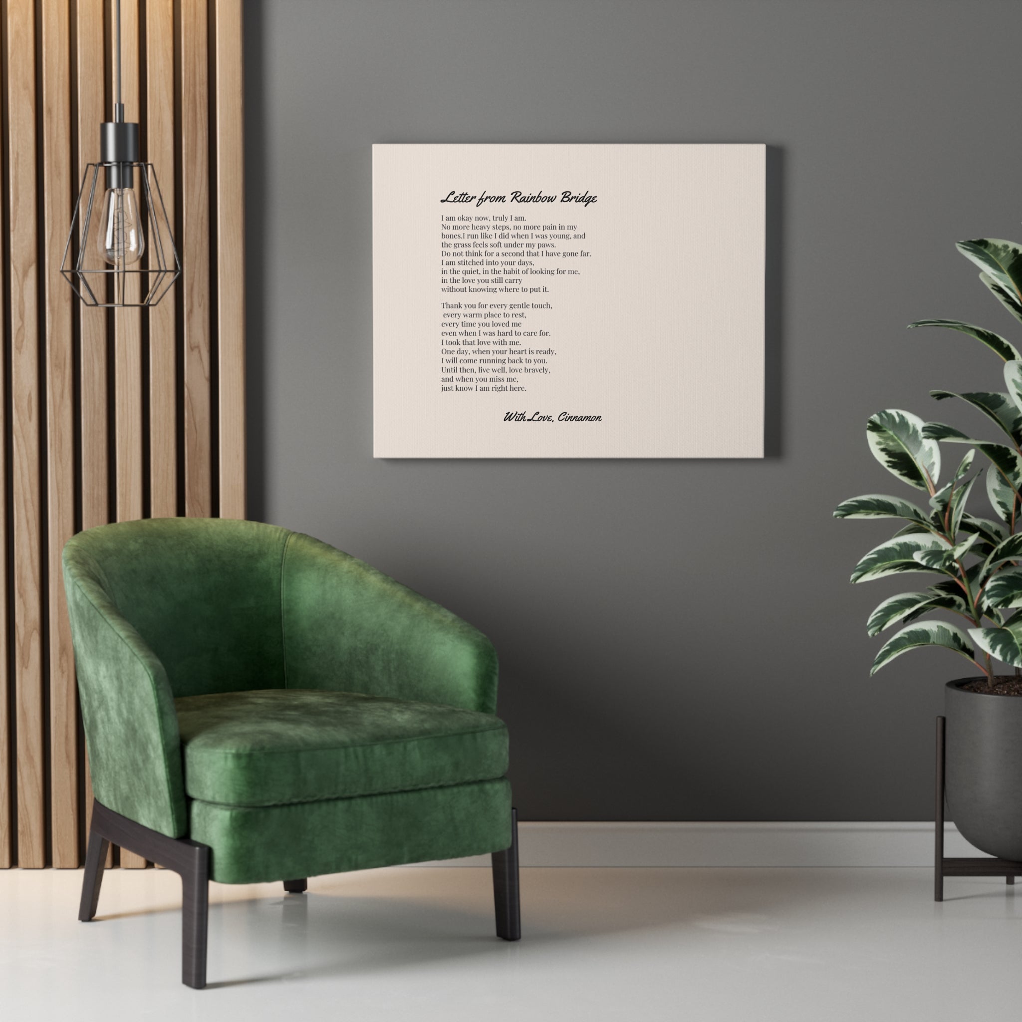 The Rainbow Bridge Comfort Canvas