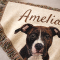 Personalized Woven Pet Blanket