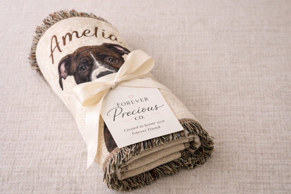 Personalized Woven Pet Blanket