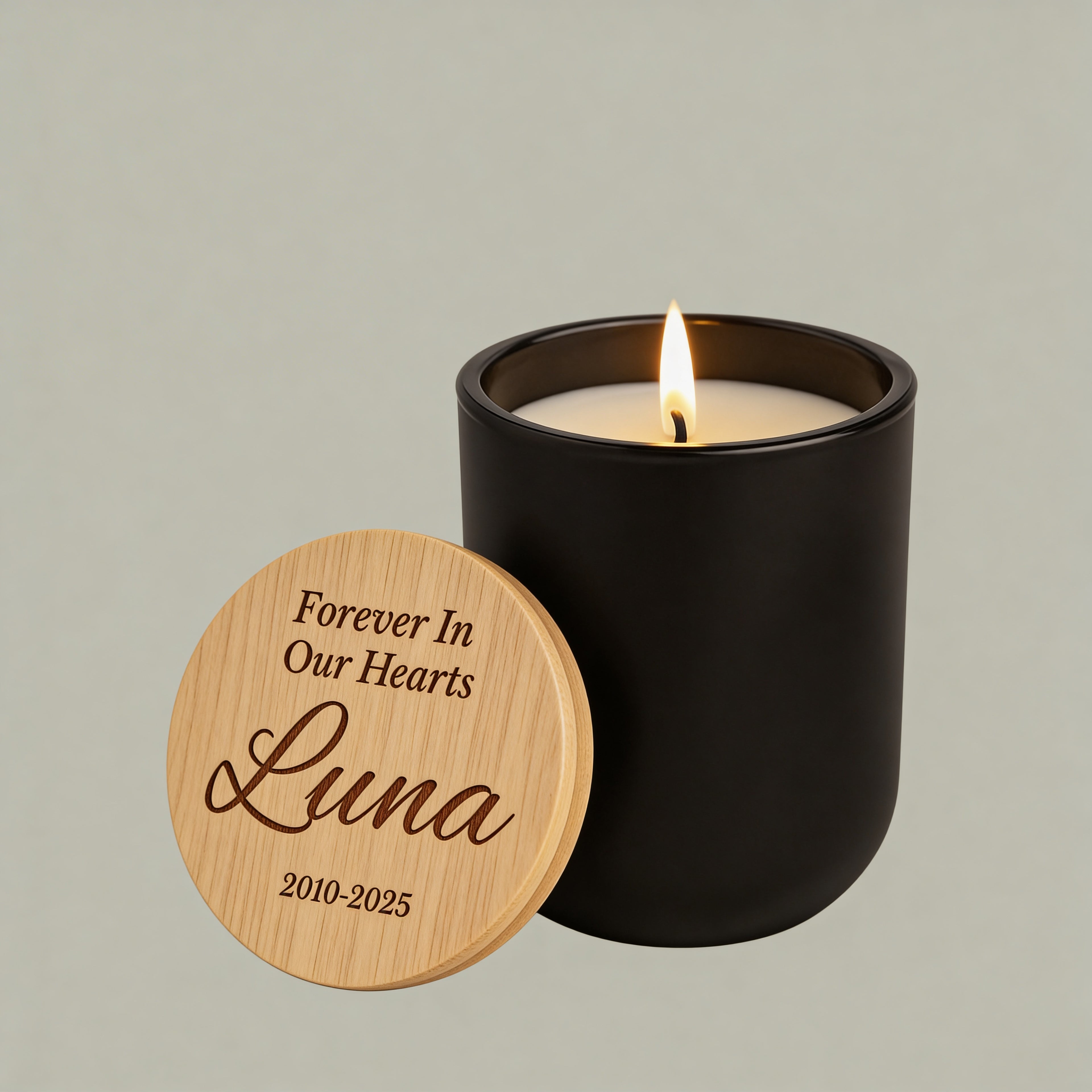 Personalized Memorial Soy Candle