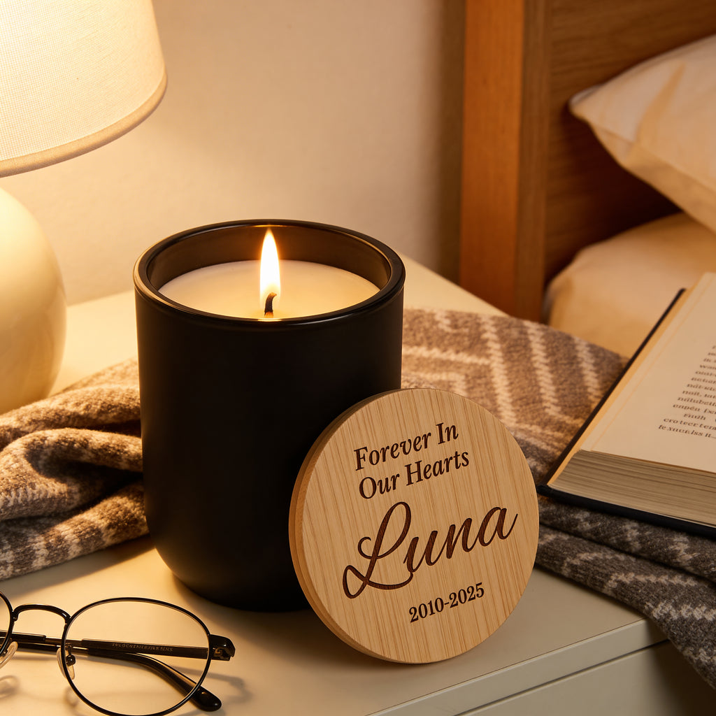 Personalized Memorial Soy Candle