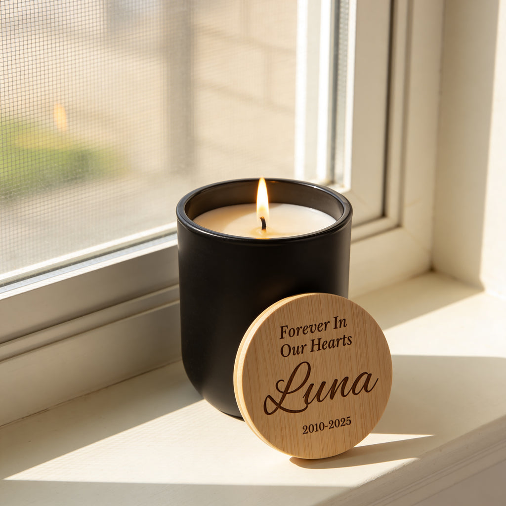 Personalized Memorial Soy Candle