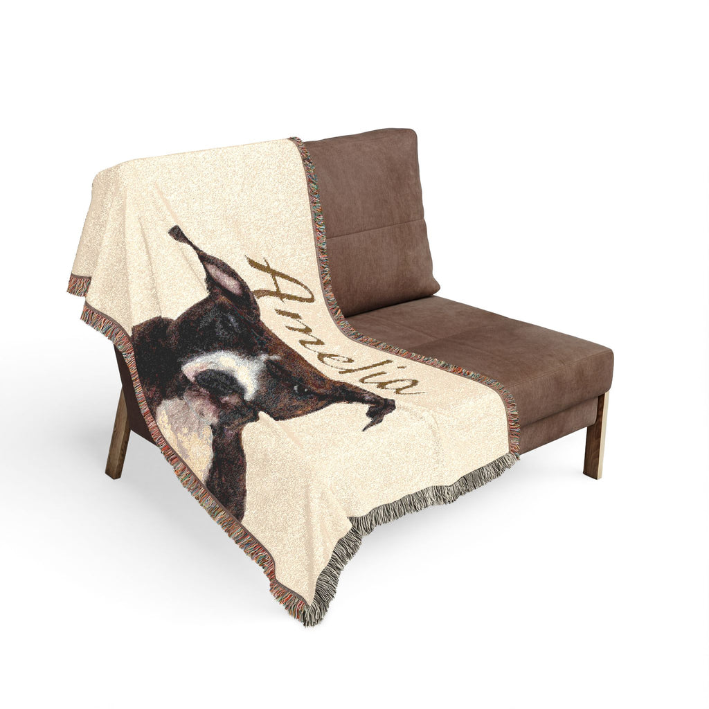 Personalized Woven Pet Blanket