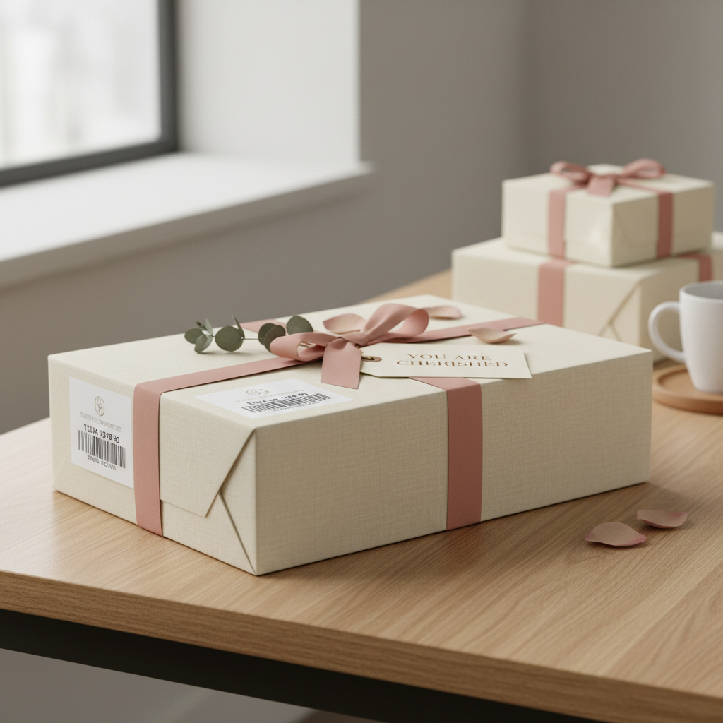 Premium packaged gift box ready for shipping